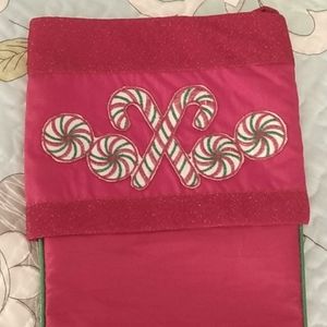 Peppermint Candies Christmas Stocking